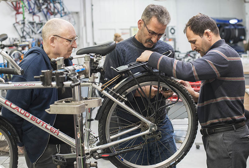 Build-a-bike is a four week project based course for people with a difficult history