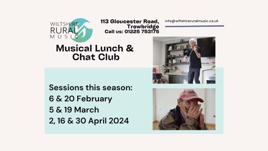 Musical Chat Club for over 65s in Trowbridge