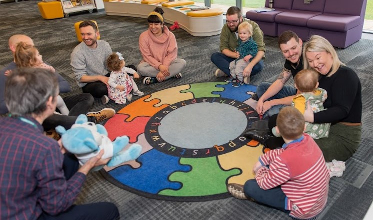 Regular rhyme times for babies and toddlers in Wiltshire libraries