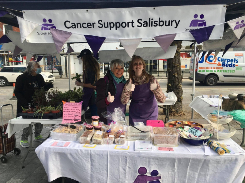 Cancer Support Salisbury Fundraising Market Stall