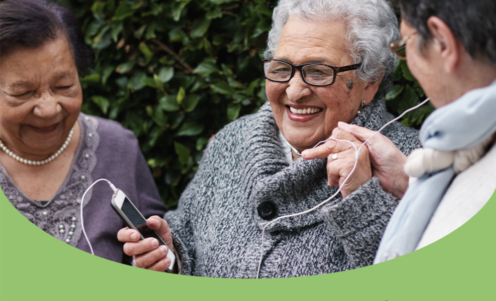 Make a playlist of personally meaningful music to help someone you know living with dementia
