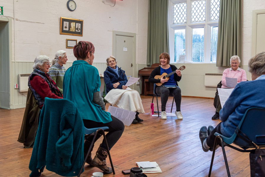 Music in health projects to support people with long term health conditions