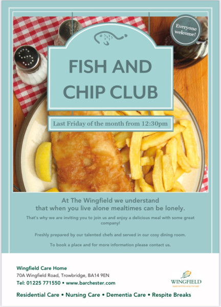 Fish and Chip Club for elderly members of our community