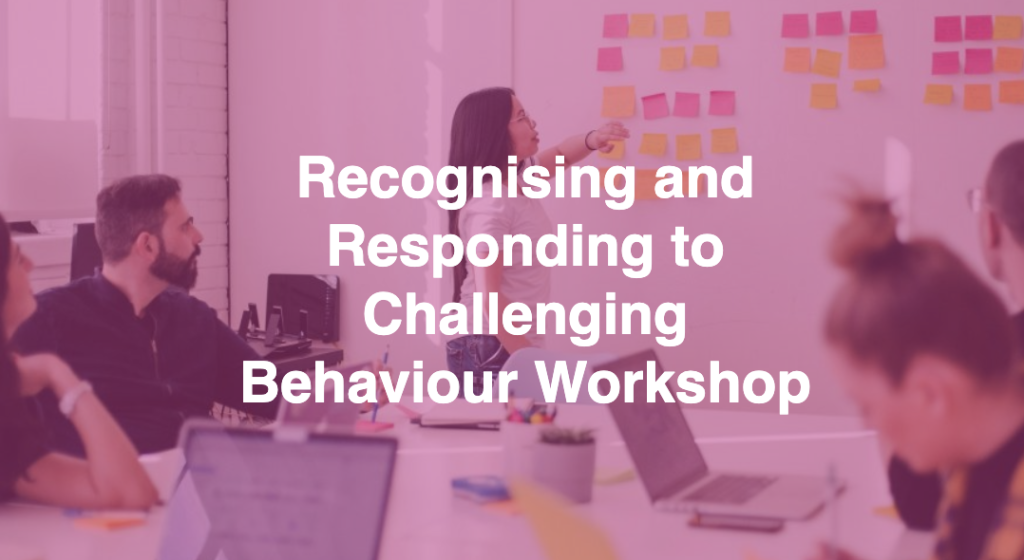 Recognising and Responding to Challenging Behaviour Workshop