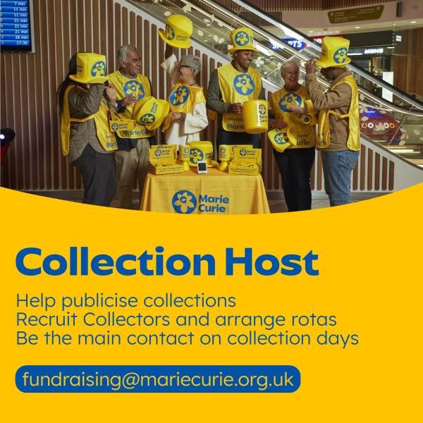 Collection Host - set up stations on fundraising days (flexible schedule) in your hometown
