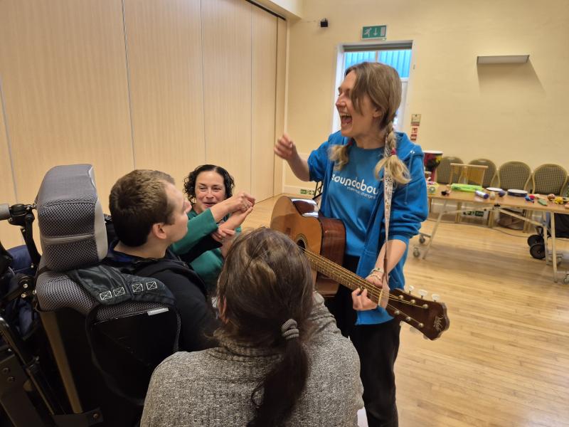 A choir for Learning Disabled people of all ages and their families and carers - Warminster sessions