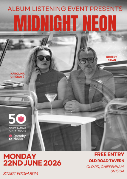 Album Listening Events Present Midnight Neon Live - FREE music at The Old Road Tavern, Chippenham