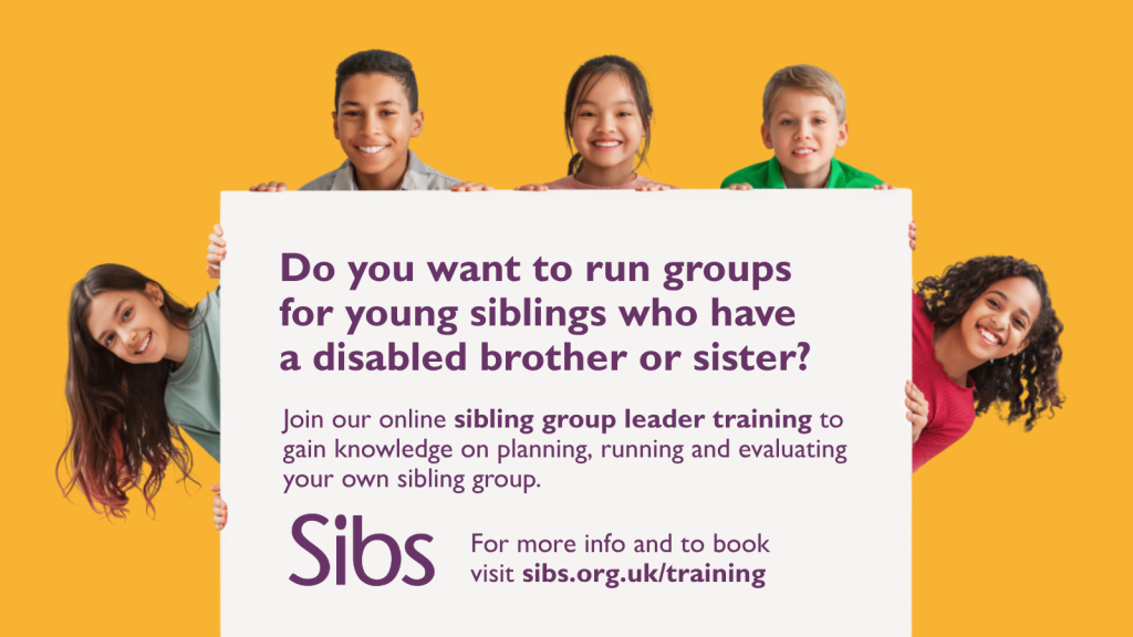 Sibs - Sibling group leader training, September 2026