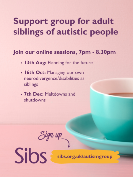 Sibs - Support group for adult siblings of autistic people