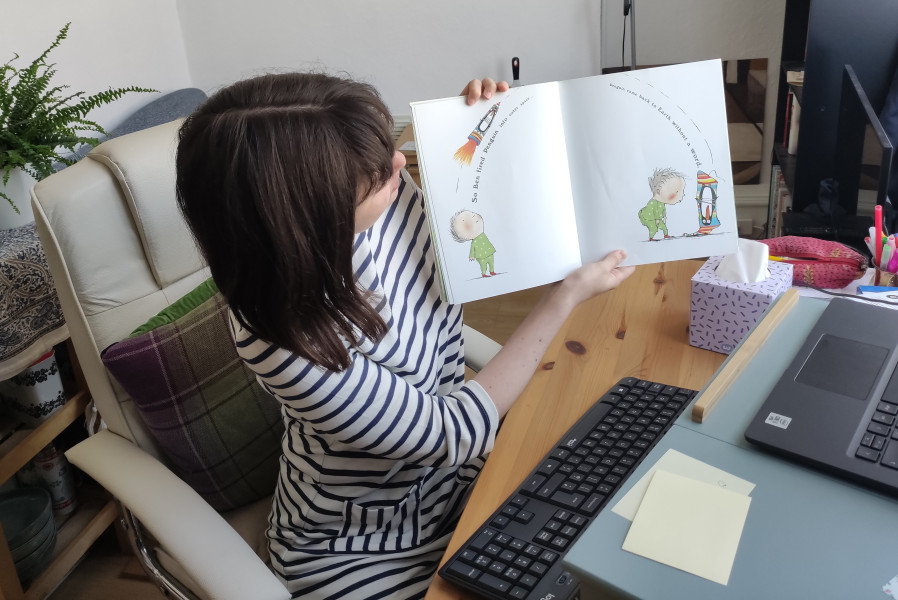 Online Reading Volunteer - call families remotely over Zoom to share the magic of reading