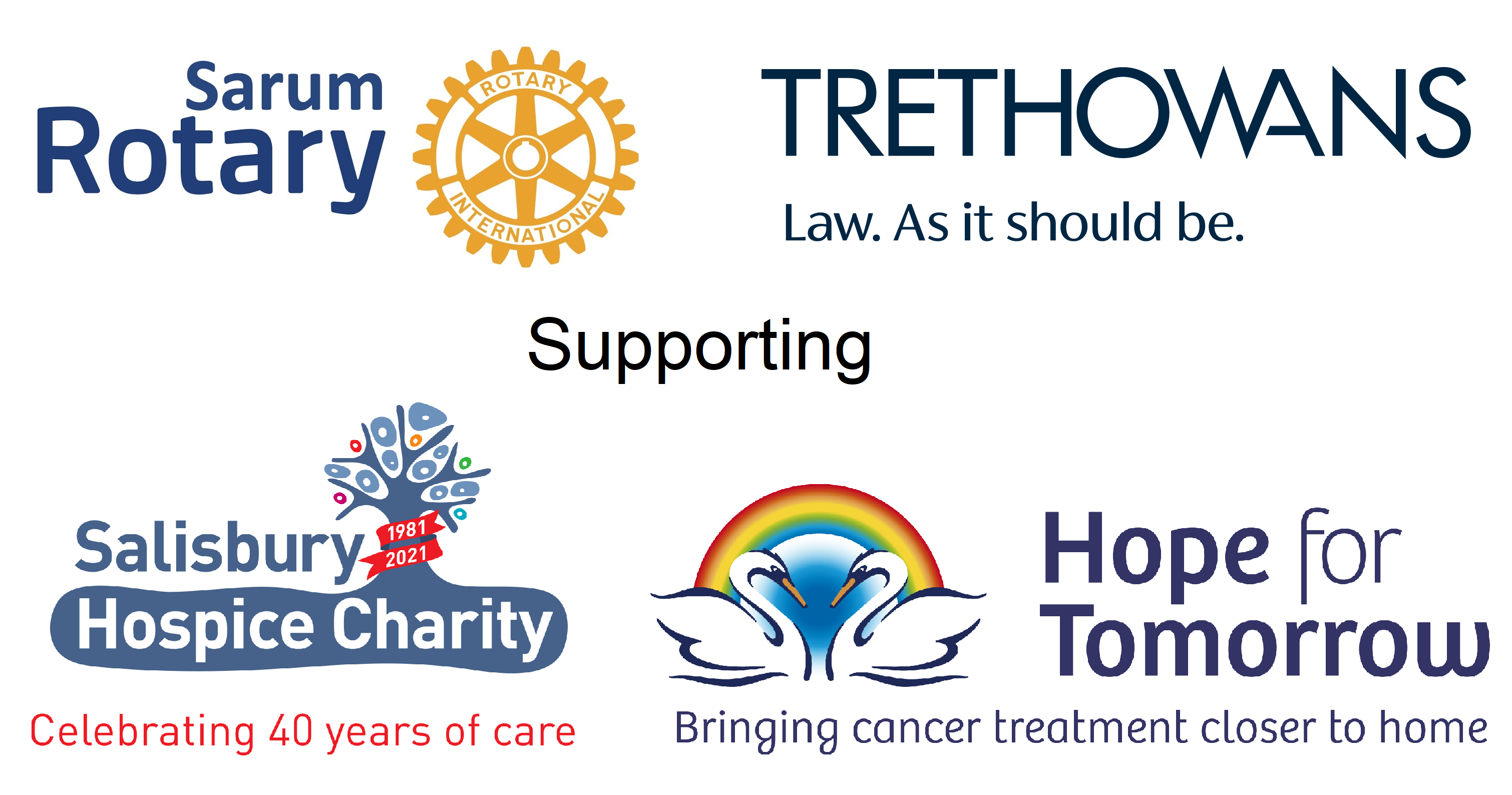 Sarum Rotary & Trethowans Supporting Salisbury Hospice & Hope for Tomorrow